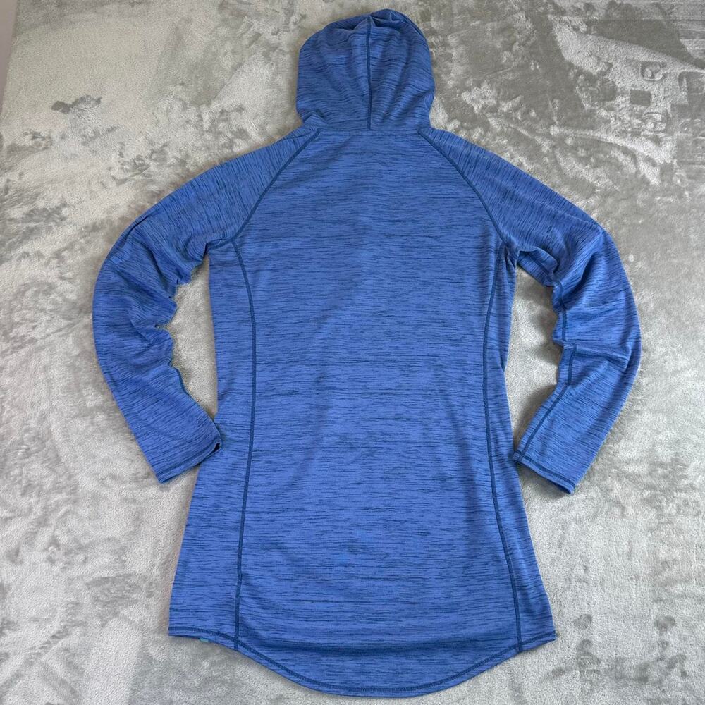 Simms Fishing Hoodie Womens Medium Blue Performance Hooded Shirt Outdoor - Picture 2 of 6